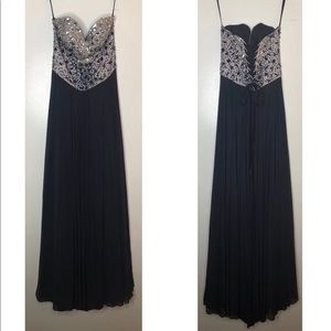Navy Prom Dress